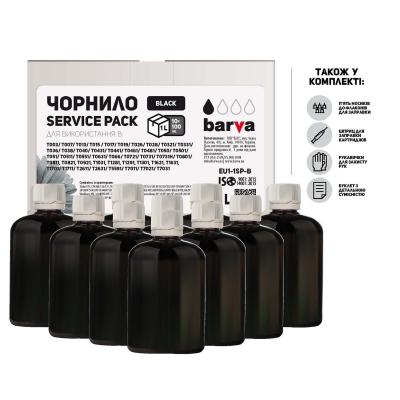 Чорнило Barva Epson Universal №1 Black 10x100мл ServicePack (EU1-1SP-B)