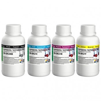 Чорнило ColorWay Canon PG-510/CLI521 (4х200) BK/С/M/Y (CW-CW520/CW521SET02)