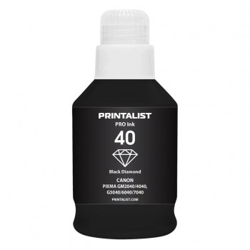 Чорнило Printalist Canon GI-40 для G5040/G6040 190г Black Pigm. (PL40BP)