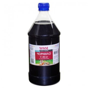 Чорнило WWM CANON PG-440/PG-445/PGI-450Bk 1000г Black Pigmented (C45/BP-4)