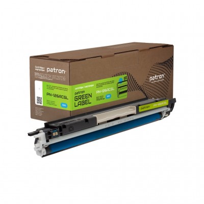 Картридж HP 126A (CE311A) Green Label, cyan (PN-126ACGL) PATRON