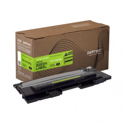 Картридж Samsung CLT-407S black Green Label (PN-K407GL) PATRON