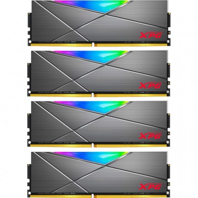 Пам'ять DDR4 64GB (4x16GB) 3600 MHz XPG Spectrix D50 RGB T A-DATA AX4U360016G18I-QCTG50
