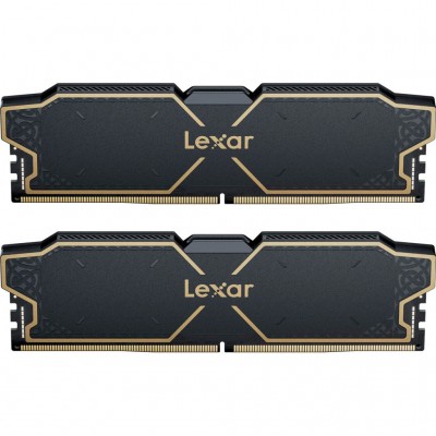 Пам'ять DDR5 32GB (2x16GB) 6000 MHz Thor Black Lexar LD5U16G60C32LG-RGD