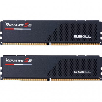 Пам'ять DDR5 64GB (2x32GB) 6000 MHz Ripjaws S5 Matte Black G.Skill F5-6000J3636F32GX2-RS5K