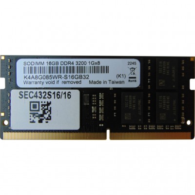 Пам'ять для ноутбука SoDIMM DDR4 16GB 3200 MHz Samsung SEC432S16/16