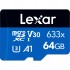Карта пам'яті 64GB microSDXC class 10 UHS-I Lexar (LMS0633064G-BNNNG)