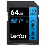 Карта пам'яті SD 64GB SDXC class 10 UHS-I Lexar (LSD0800P064G-BNNNG)