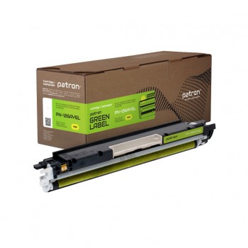 Картридж HP 126A (CE312A) Green Label, yellow (PN-126AYGL) PATRON