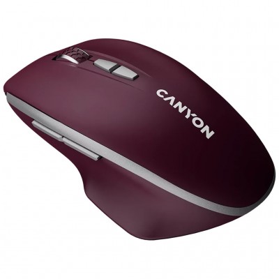 Миша Canyon MW-21 Wireless Blue LED Burgundy (CNS-CMSW21BR)