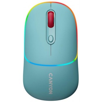 Миша Canyon MW-22 Dual Band RGB Wireless Dark Cyan (CNS-CMSW22DC)