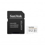 Карта пам'яті SanDisk 512GB microSDXC High Endurance UHS-I U3 V30 + SD adapter (SDSQQNR-512G-GN6IA)