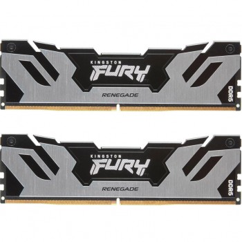Пам'ять DDR5 64GB (2x32GB) 6400 MHz Renegade Silver XMP Kingston Fury (ex.HyperX) KF564C32RSK2-64