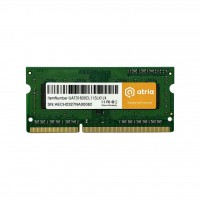 Пам'ять для ноутбука SoDIMM DDR3 4GB 1600 MHz ATRIA (UAT31600CL11SLK1/4)