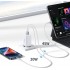 Зарядний пристрій 3xUSB 65W GaN (2хUSB-C+USB-A) CD244 Білий Ugreen (15334)