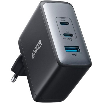 Зарядний пристрій Anker PowerPort 736 Nano II - 100W 2xUSB-C PD 1xPIQ GaN Black (A2145G11)