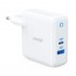 Зарядний пристрій Anker PowerPort+ Atom III 45W USB-C+15W USB-A (White) (A2322G21)