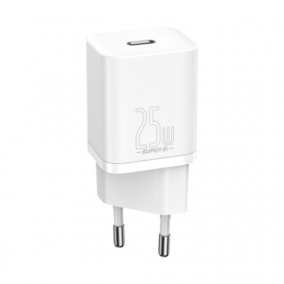 Зарядний пристрій Baseus Super Si Quick Charger 1C White (CCSP020102)