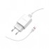 Зарядний пристрій BOROFONE BA20A Sharp charger set (Lightning) White (BA20AMW)
