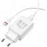 Зарядний пристрій BOROFONE BA21A Long journey single port QC3.0 charger set (Type-C) White (BA21ACW)