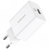 Зарядний пристрій BOROFONE BA21A Long journey single port QC3.0 charger set (Type-C) White (BA21ACW)