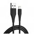 Зарядний пристрій ColorWay 1USB AUTO ID 2A (10W) black + cable Lightning (CW-CHS012CL-BK)