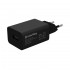 Зарядний пристрій ColorWay 1USB AUTO ID 2A (10W) black + cable Type C (CW-CHS012CC-BK)