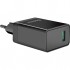 Зарядний пристрій Defender UPA-101 black, 1 USB, QC 3.0, 18W (83573)