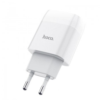 Зарядний пристрій Hoco C72A Glorious (1USB, 2.1А) White (6931474712899)