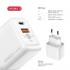 Зарядний пристрій Intaleo 30W GAN USB-C PD+USB-A QC 3.0 white (1283126578274)