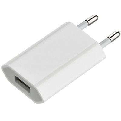 Зарядний пристрій iPhone 3G/3GS/4G/4GS/5 (1USBx1A) 1000mAh White (S07022)