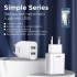 Зарядний пристрій Remax Simple Series 2xUSB 2.1A White (RP-U35)