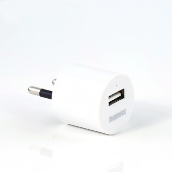 Зарядний пристрій Remax U1 RMT-5288 Drum (EU) (1USB 1А) White (6954851226277)