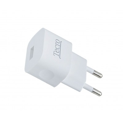 Зарядний пристрій Tecro (1xUSB, 1A) White (TR-CHG01-WT)