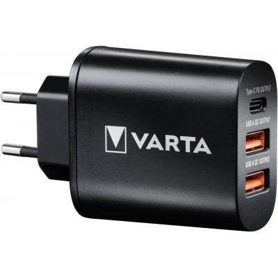 Зарядний пристрій Varta Wall Charger 38W Black (57958101401)