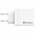 Зарядний пристрій Verbatim USB 30W PD3.0 4-ports white (49701)