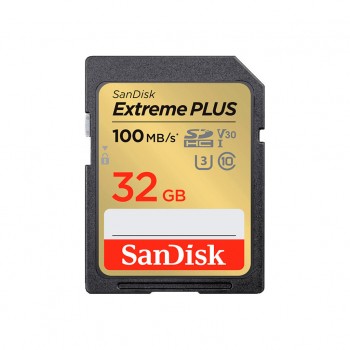 Карта пам'яті SD 32GB SDXC class 10 Extreme PLUS SANDISK (SDSDXWT-032G-GNCIN)