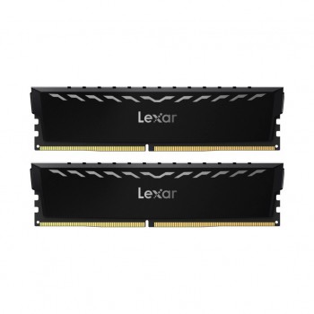 Пам'ять DDR4 16GB (2x8GB) 3600 MHz THOR Black Lexar LD4U08G36C18LG-RGD