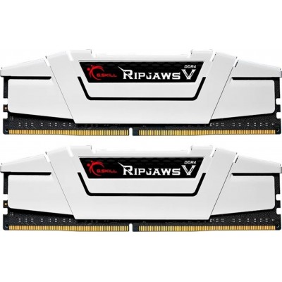 Пам'ять DDR4 32GB (2x16G) 3600 MHz RipjawsV White G.Skill F4-3600C18D-32GVW