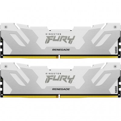 Пам'ять DDR5 32GB (2x16GB) 7600 MHz Renegade White XMP Kingston Fury (ex.HyperX) KF576C38RWK2-32