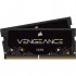 Пам'ять для ноутбука SoDIMM DDR4 32GB (2x16GB) 3200 MHz Vengeance CORSAIR CMSX32GX4M2A3200C22