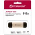 флеш USB 512GB JetFlash 930C Gold-Black USB 3.2/Type-C Transcend (TS512GJF930C)