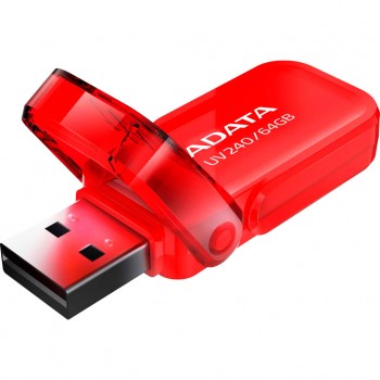 флеш USB 64GB AUV 240 Red USB 2.0 A-DATA (AUV240-64G-RRD)