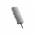 USB-хаб Silicon Power USB-C 8-in-1 SR30 Silver Aluminum (SPU3C08DOCSR300G)