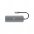 USB-хаб Silicon Power USB-C 8-in-1 SR30 Silver Aluminum (SPU3C08DOCSR300G)