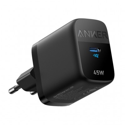 Зарядний пристрій Anker PowerPort 313 - 45W PD + PPS USB-C Black (A2643G11)