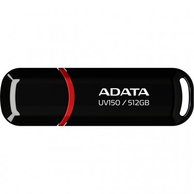 флеш USB 512GB UV150 Black USB 3.2 A-DATA (AUV150-512G-RBK)