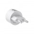 Зарядний пристрій Borofone BA23A Brilliant (2USB, 2.4А) White (BA23ALW) + кабель Lightning