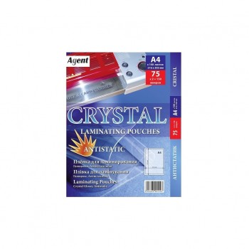 Плівка для ламінування Agent глянц. А4 75мкн (100 шт.) (3140007) 