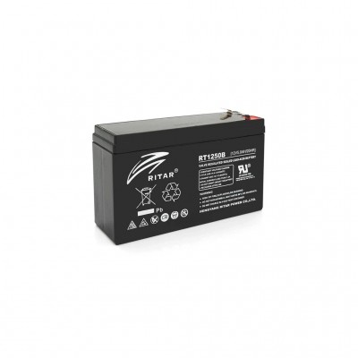 Батарея для ДБЖ Ritar AGM RT1250, 12V-5Ah (RT1250BL)